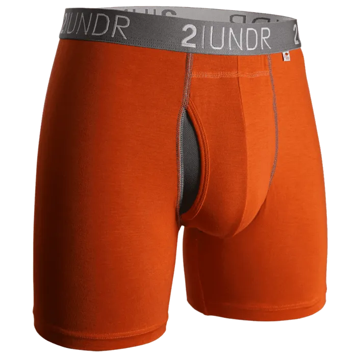 Swing Shift - Boxer Brief - Orange/Grey