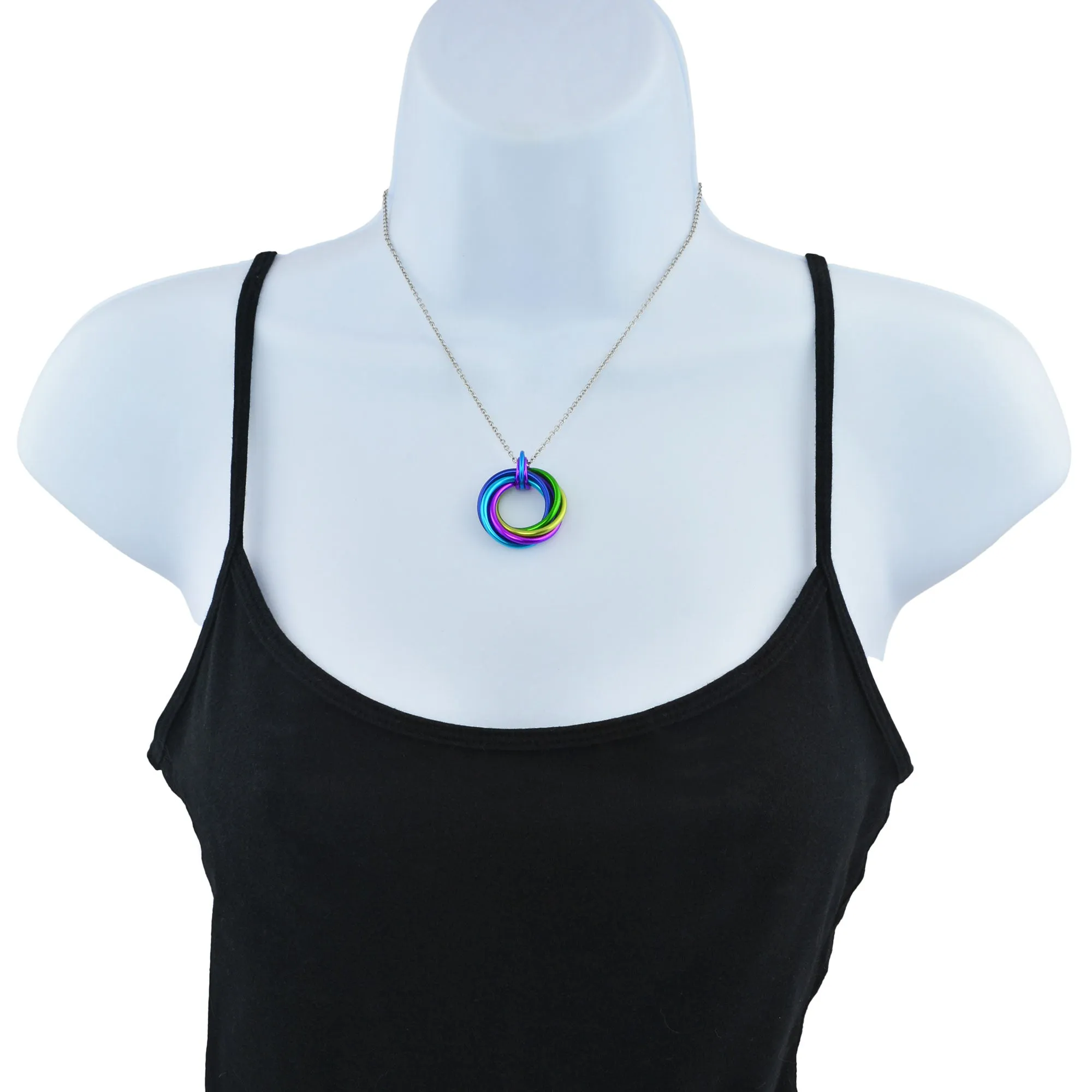 Swirl Pendant - Peacock