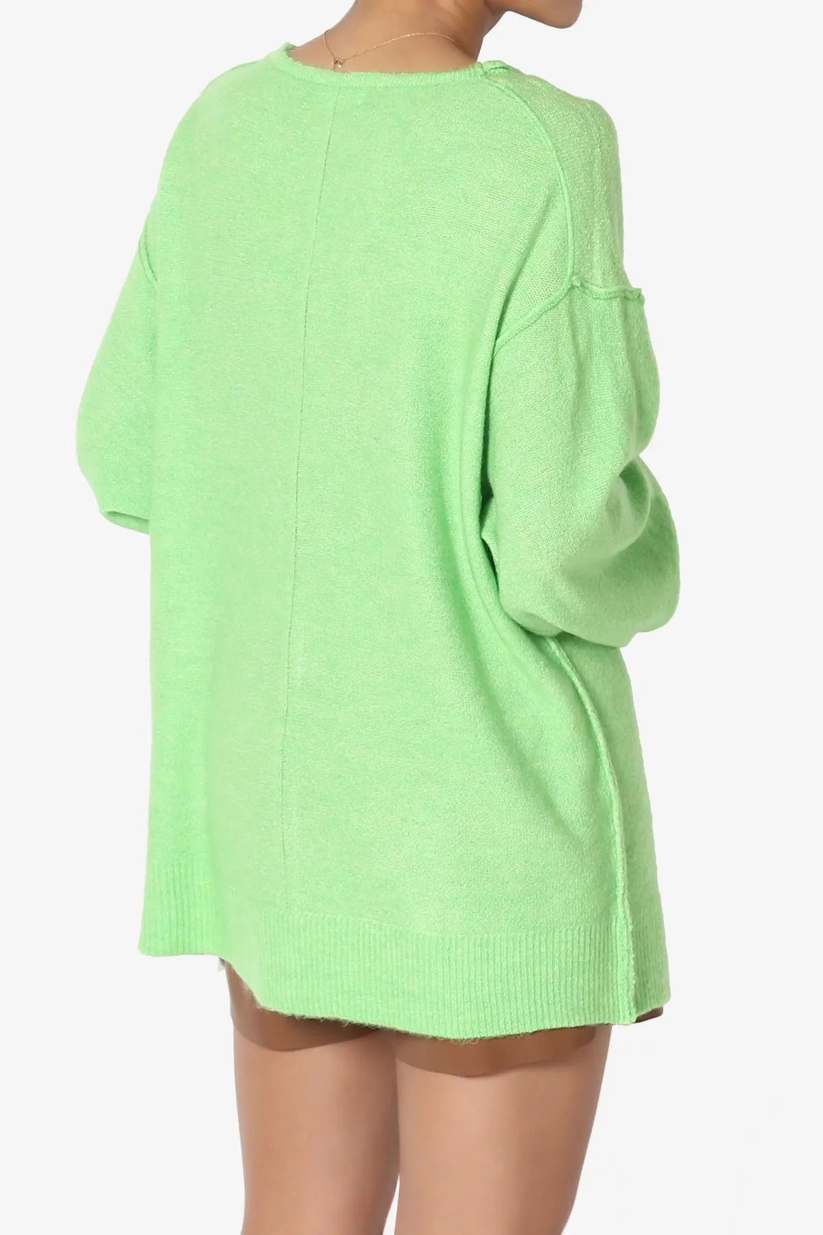 Taryn Loose Melange Knit Cardigan