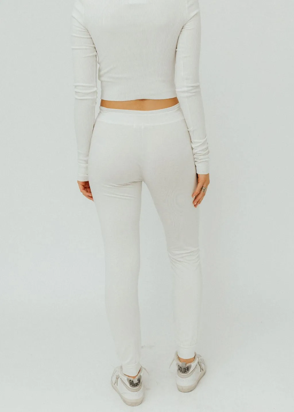 Éterne Drawstring Pant in Cream