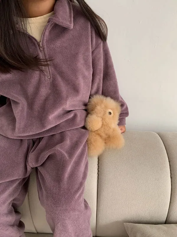 Terry Zip Up Set