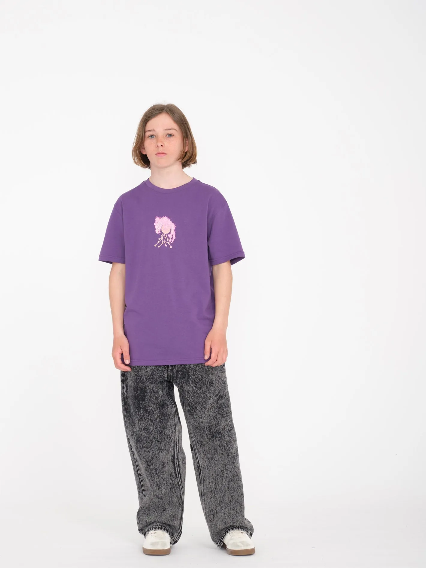 Tetsunori 3 T-shirt - DEEP PURPLE  - (KINDER)