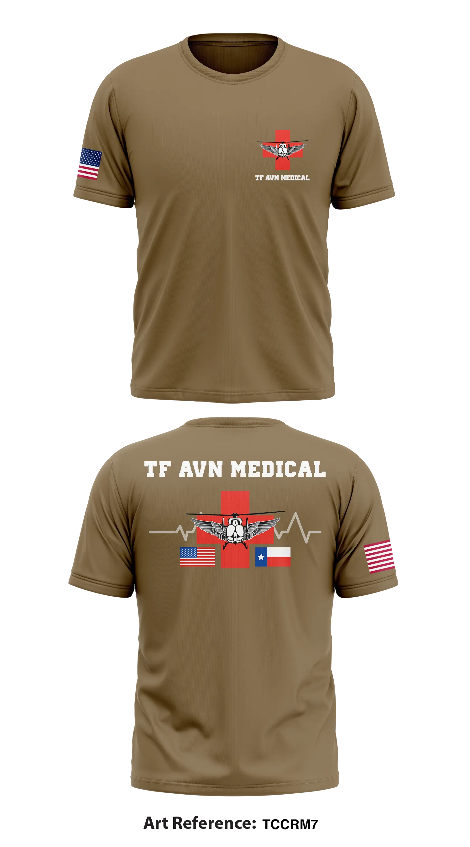 TF AVN MEDICAL Store 1 Core Men's SS Performance Tee - TcCRM7