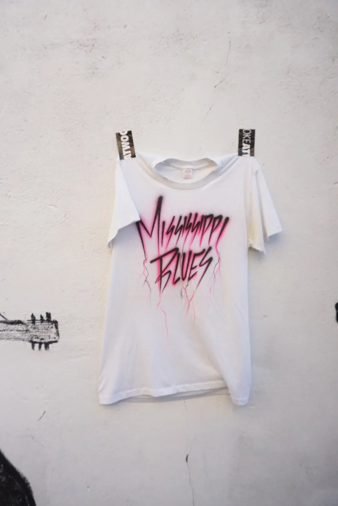 The airbrush MS BLUES tee