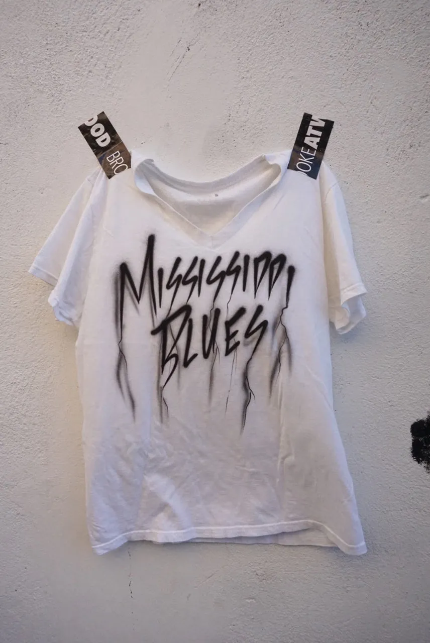 The airbrush MS BLUES tee