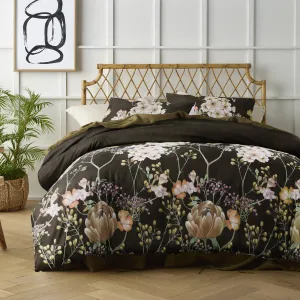 The Big Sleep Elisa Coffee Microfibre Quilt Cover Sets