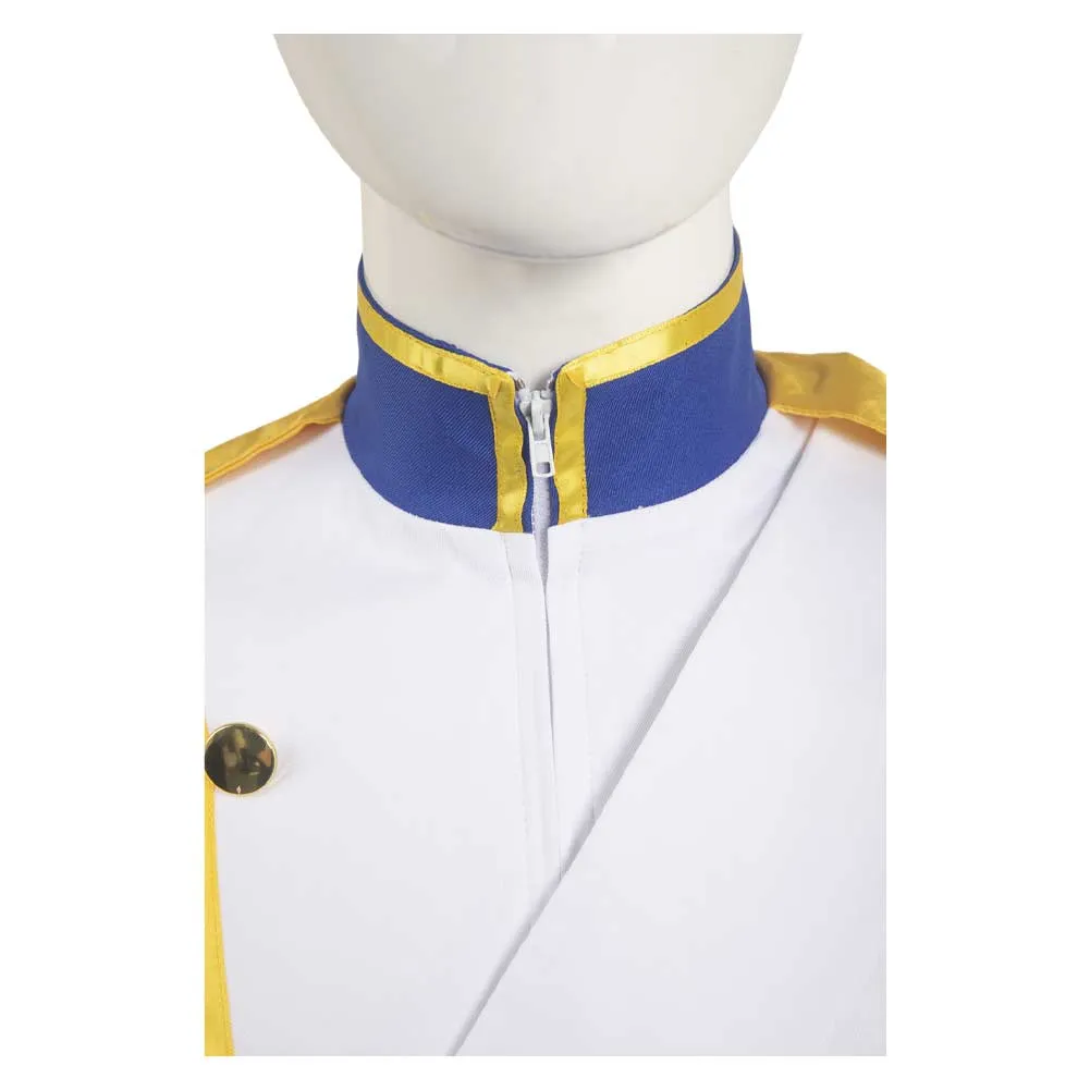 The Little Mermaid Prince Eric Mens Royal Uniform Cosplay Costume Halloween Carnival Suit