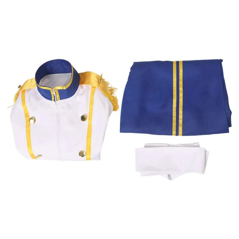 The Little Mermaid Prince Eric Mens Royal Uniform Cosplay Costume Halloween Carnival Suit