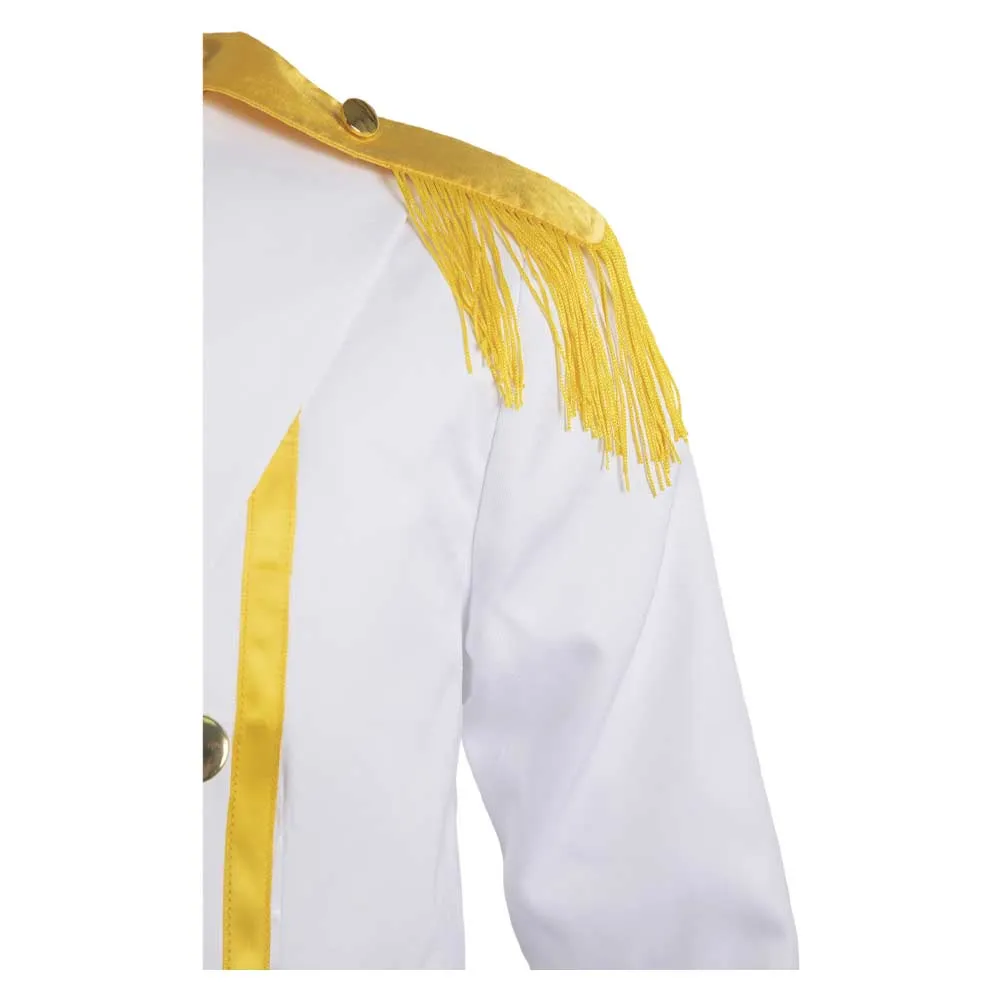 The Little Mermaid Prince Eric Mens Royal Uniform Cosplay Costume Halloween Carnival Suit