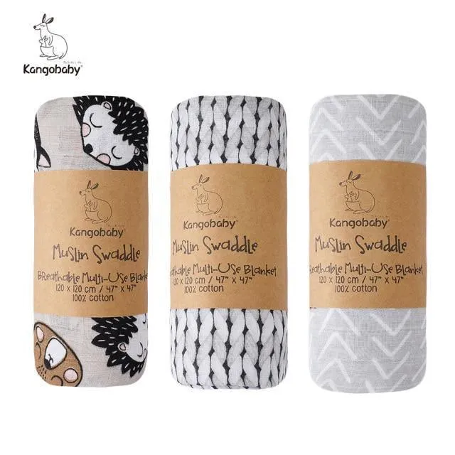 Three Funky Swaddle Blankets