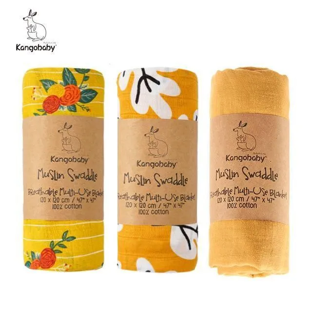 Three Funky Swaddle Blankets