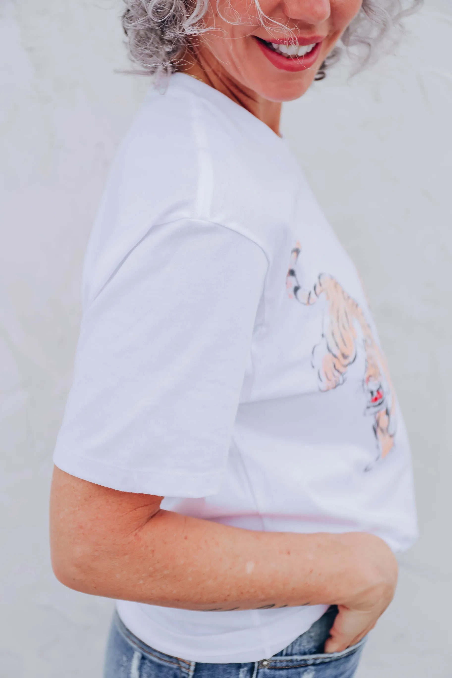Tiger Twins Boyfriend Graphic Tee