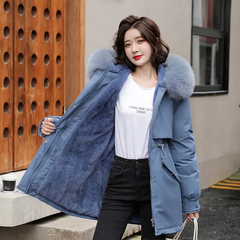 Tilda Winter Jacket: Lined, Removable Fur Collar & Hood