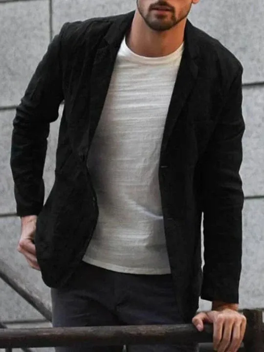Trendy linen jacket for the modern man