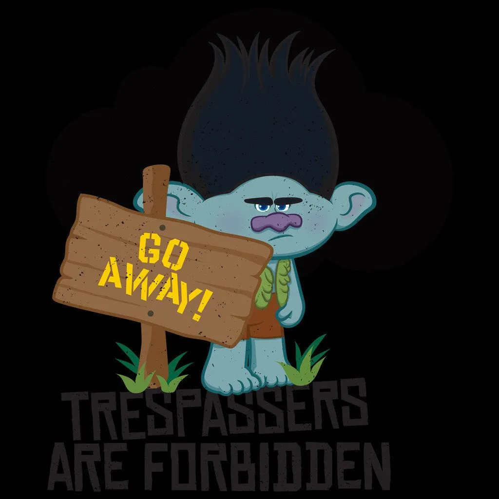 Trolls Go Away Official Men's T-Shirt (Black)