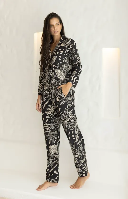 Tropico Black Long Sleeve Set