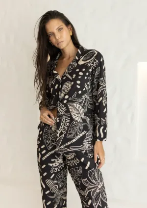 Tropico Black Long Sleeve Set