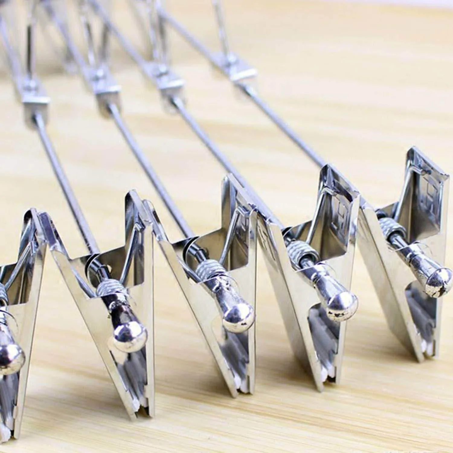 Upgraded Version Pants Hanger, 20pcs Stainless Steel Trouser Hangers with Clips 360 Degree Swivel Hook Space Saving Metal Hangers for Skirts, Pants, Slacks, Jeans, and More