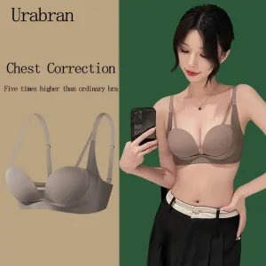Urabran Women's Sexy Strapless Push-Up Bra - No Steel Ring, Comfortable & Breathable