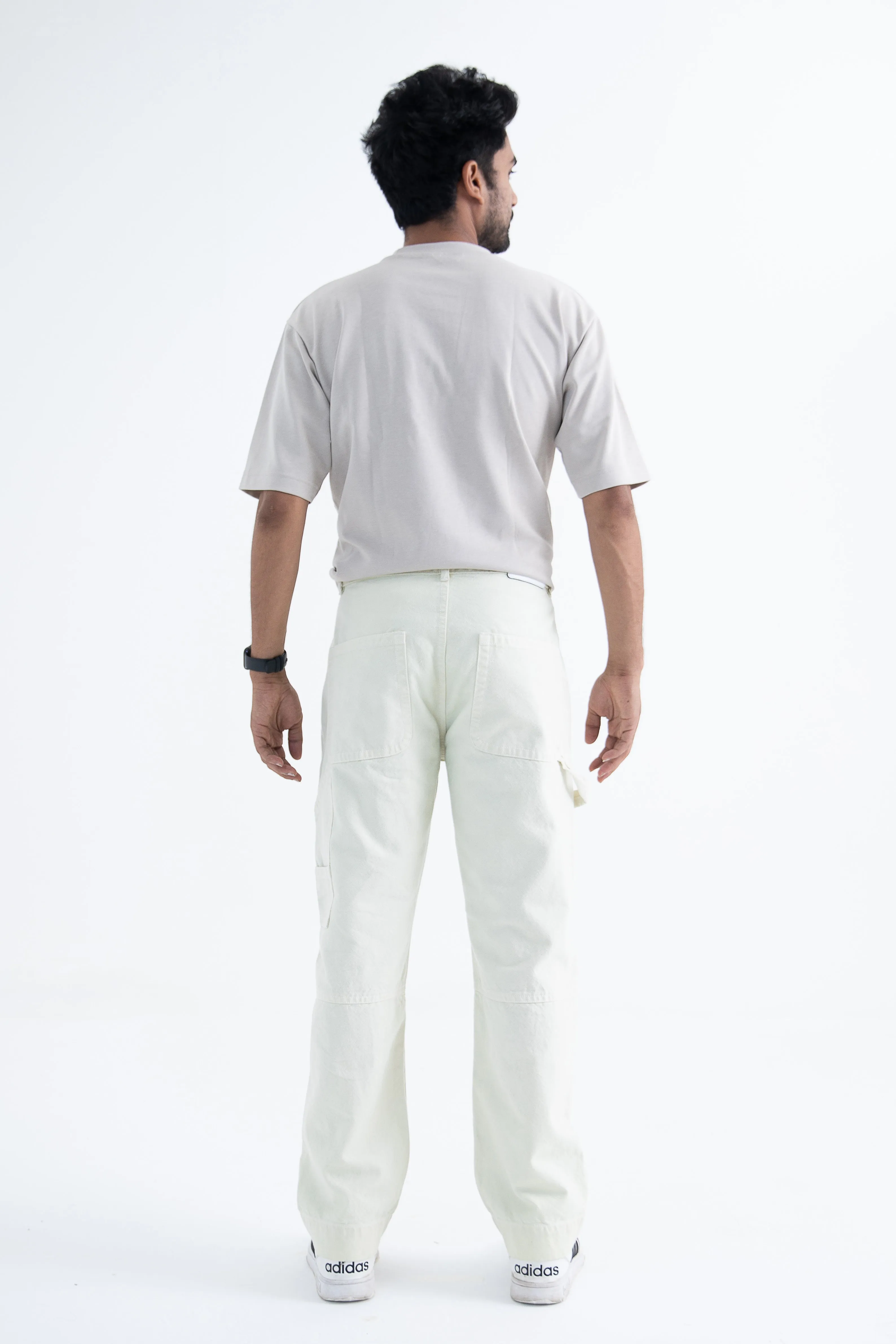 Urban Hike Carpenter Relaxed Jeans: Mint Yellow