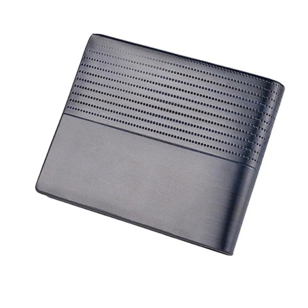 US 1-2 Pcs Men Bifold Leather Credit ID Card Holder Wallet Billfold Purse Clutch