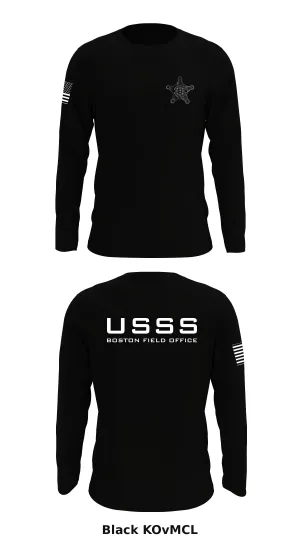 USSS Boston Field Office Store 1 Core Men's LS Performance Tee - KOvMCL