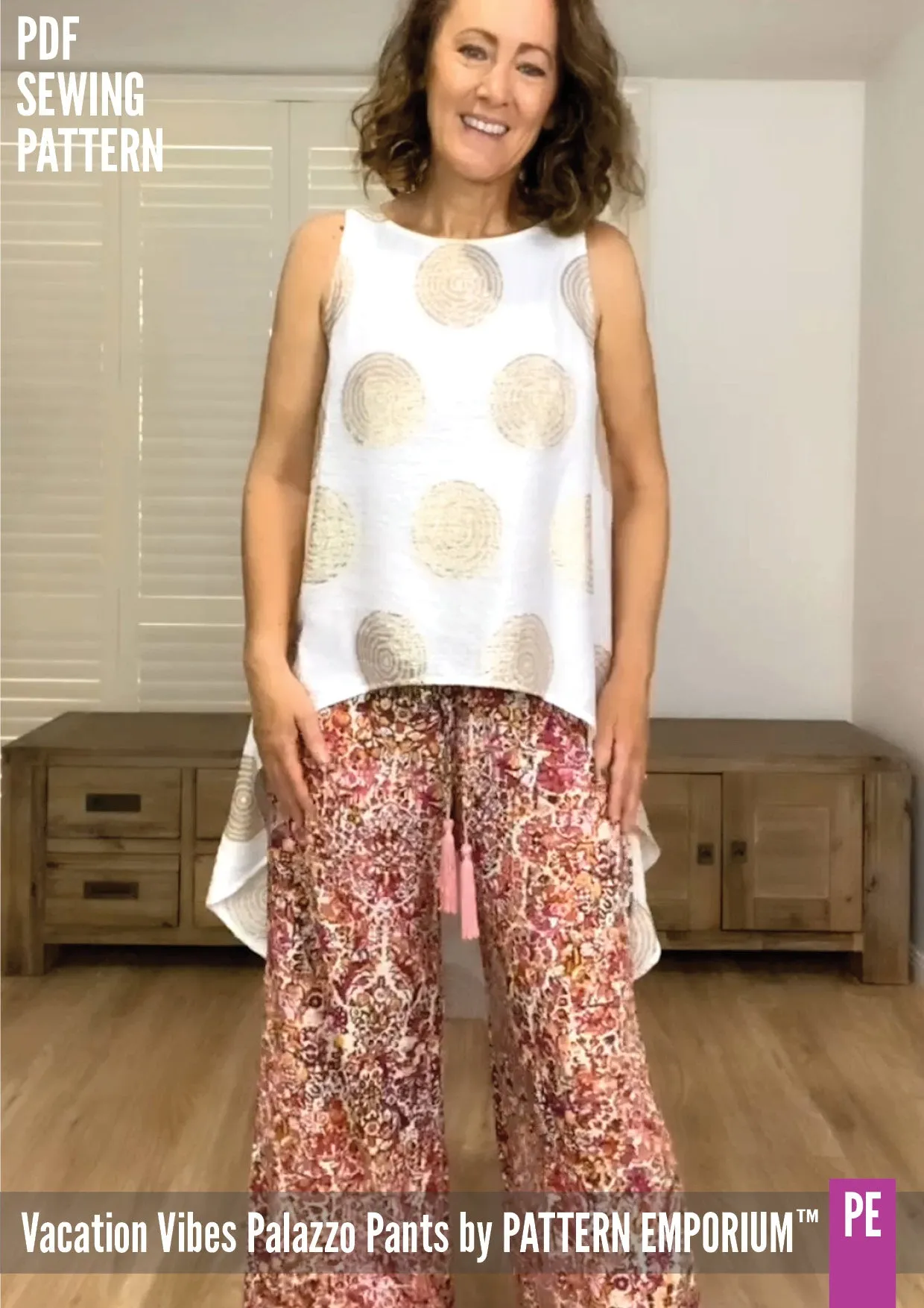 Vacation Vibes | Palazzo Pants Sewing Pattern