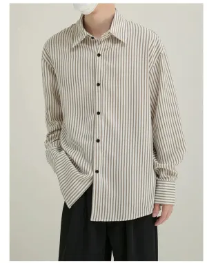 Vertical Stripe Office Shirt