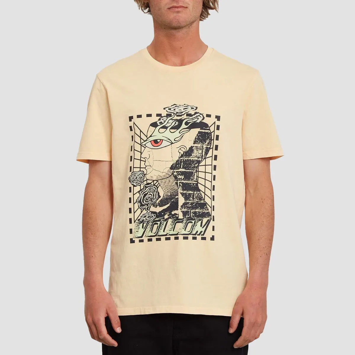 Volcom Clouder T-Shirt Cream Blush