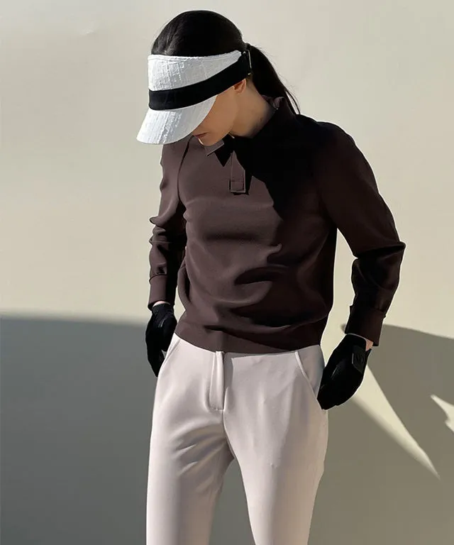 [Warehouse Sale] Anell Golf Banding Slacks Beige