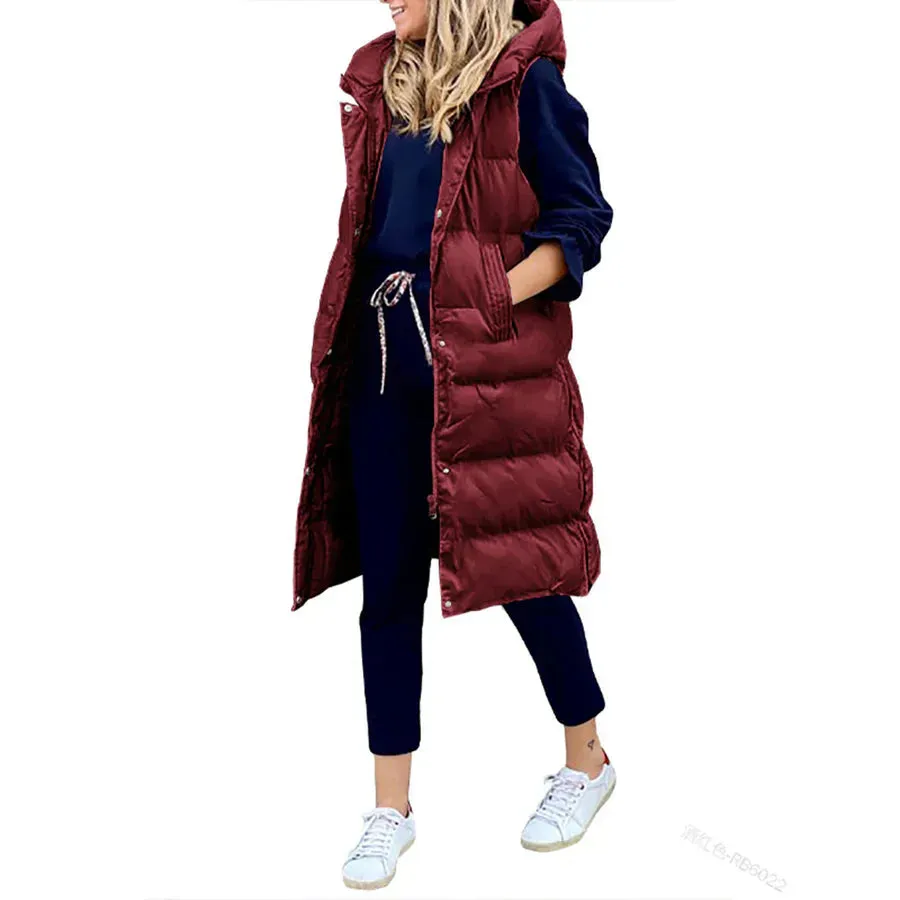 Warm sleeveless spring jacket: Amelia