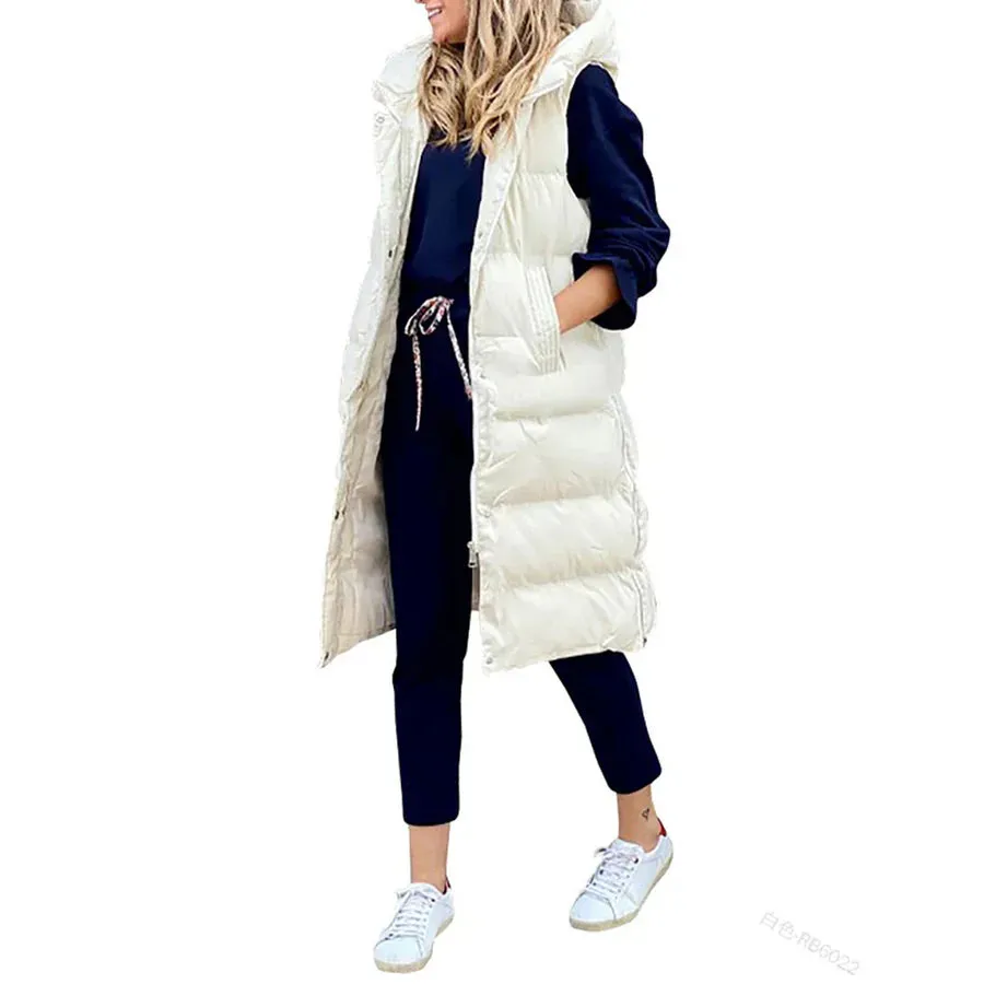 Warm sleeveless spring jacket: Amelia