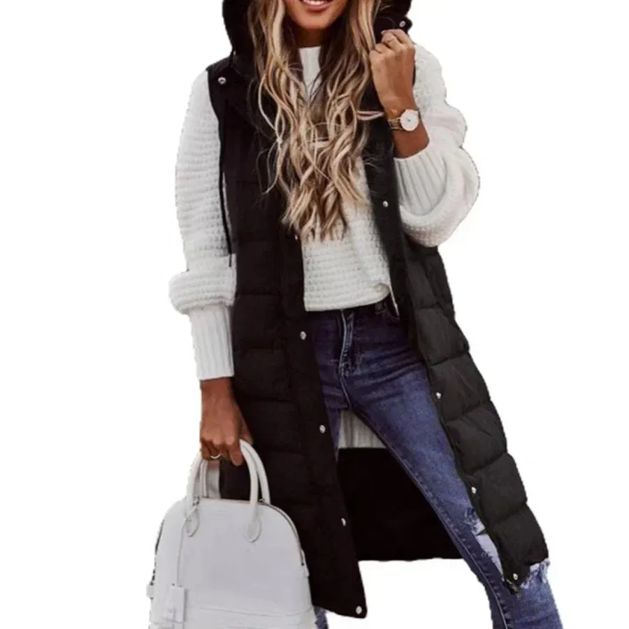 Warm sleeveless spring jacket: Amelia