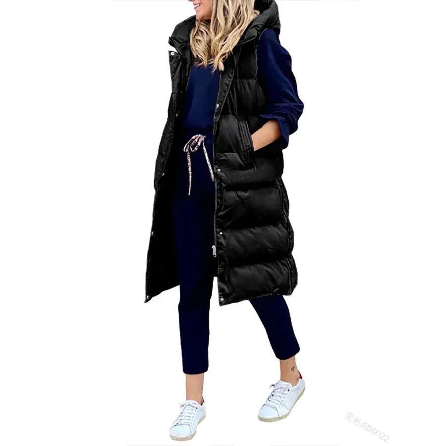 Warm sleeveless spring jacket: Amelia