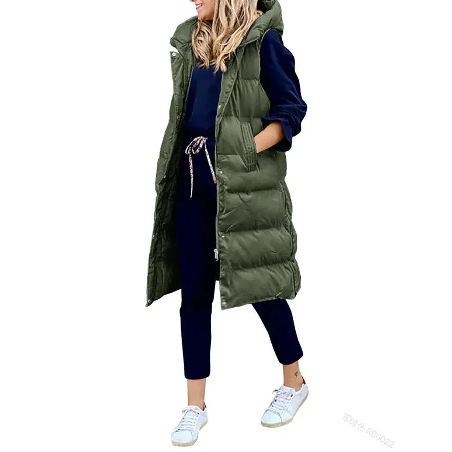 Warm sleeveless spring jacket: Amelia