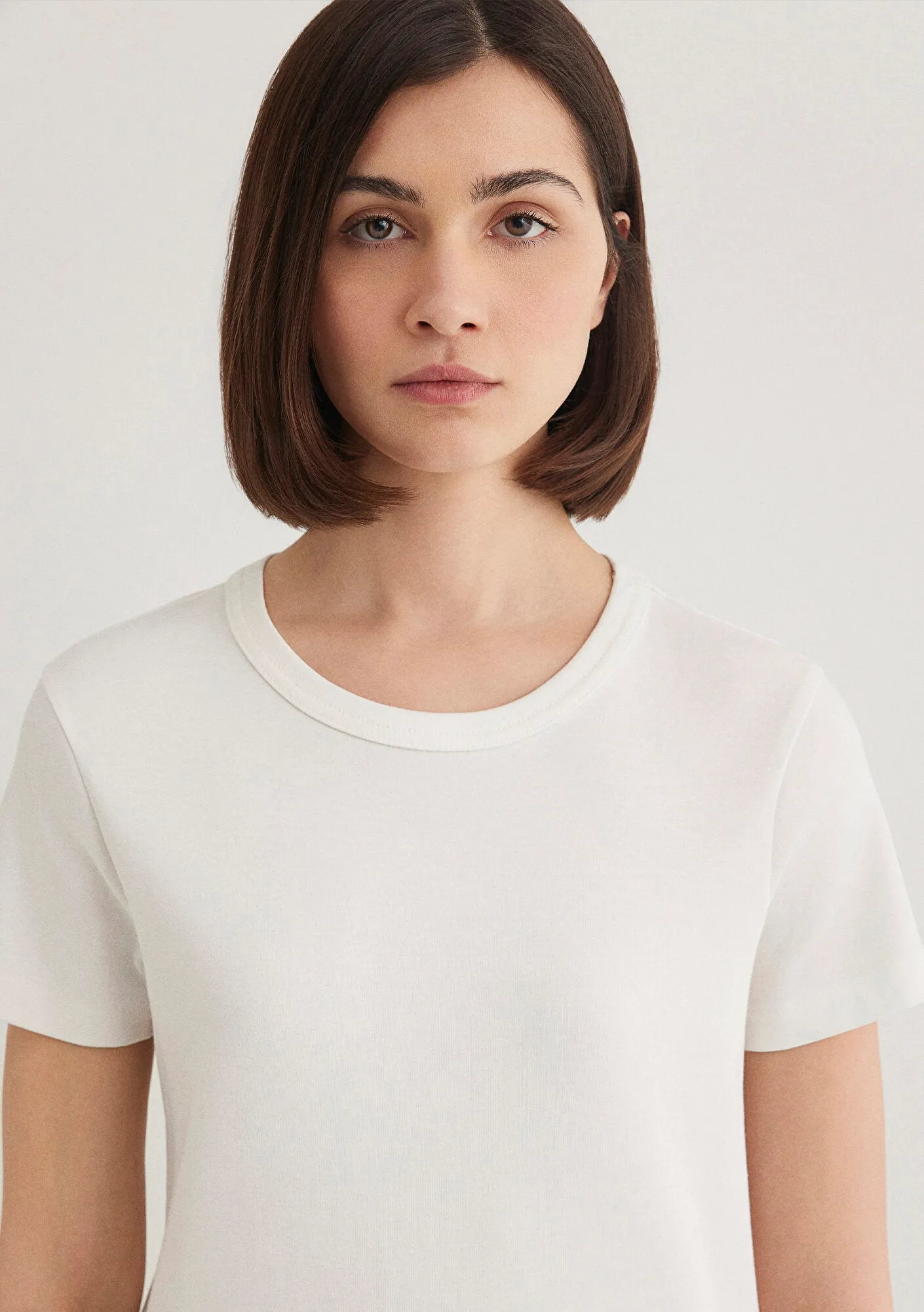 White Basic T-Shirt