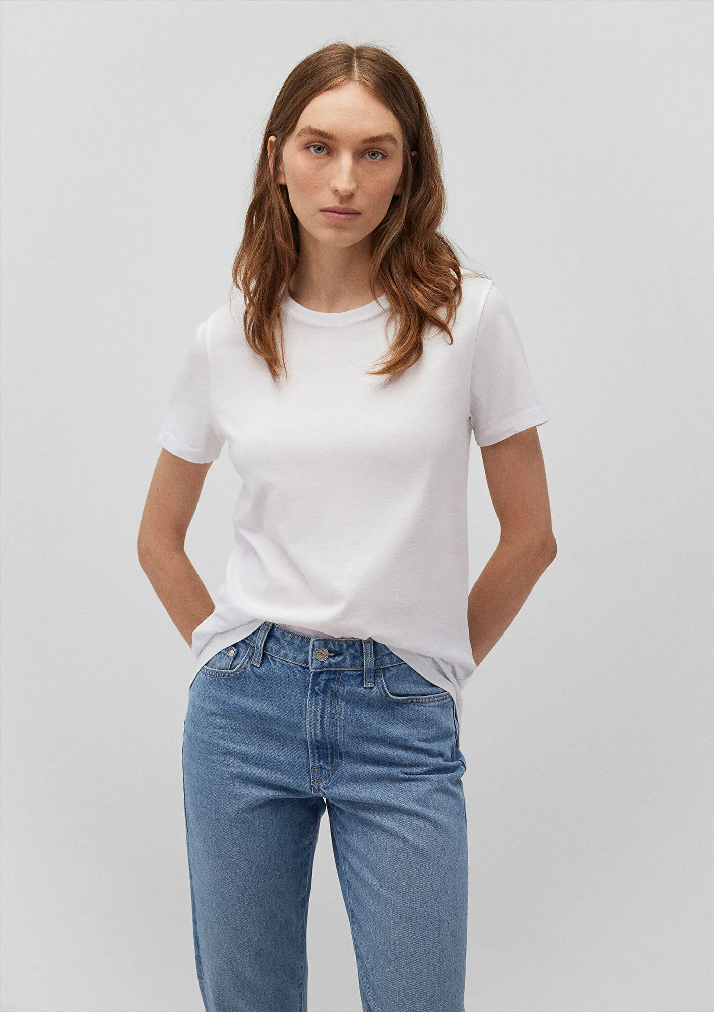 White Basic T-Shirt