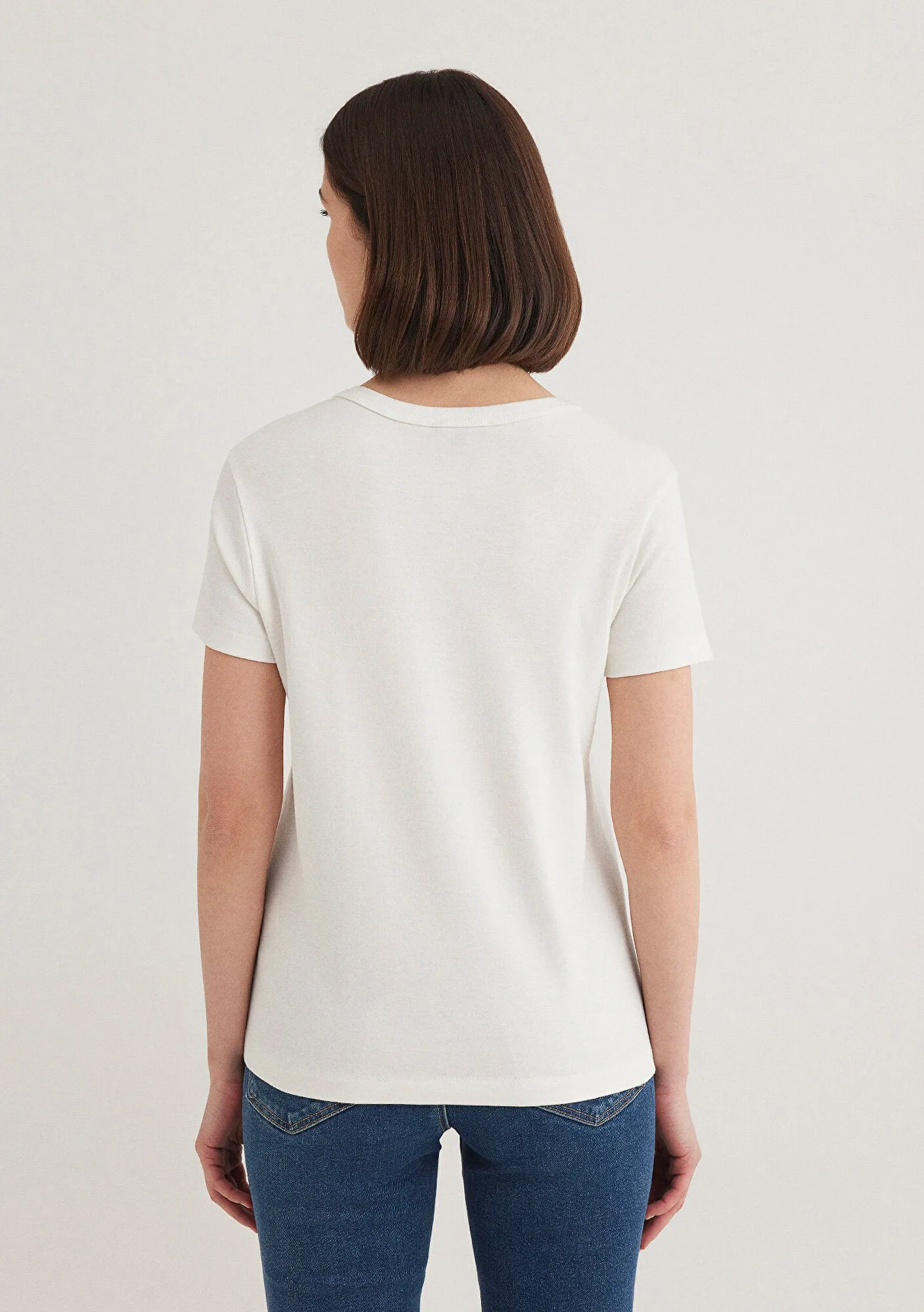 White Basic T-Shirt