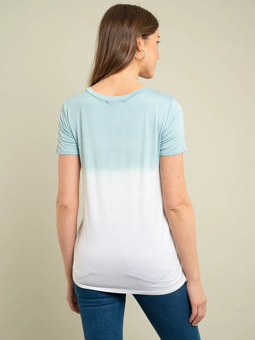 WOMEN'S BASIC TIE DYE TOP