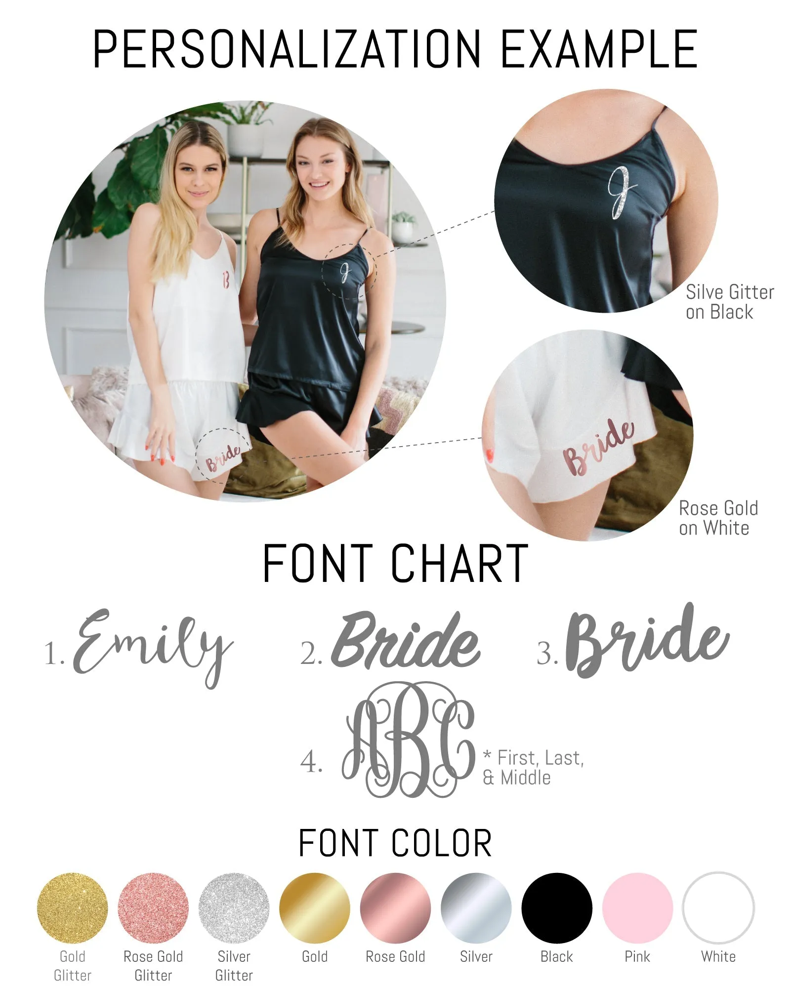 Women's Cami Shorts set Monogram