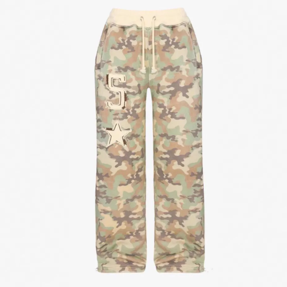 Women's Camouflage Cardigan Long Sleeve Pants Suit.