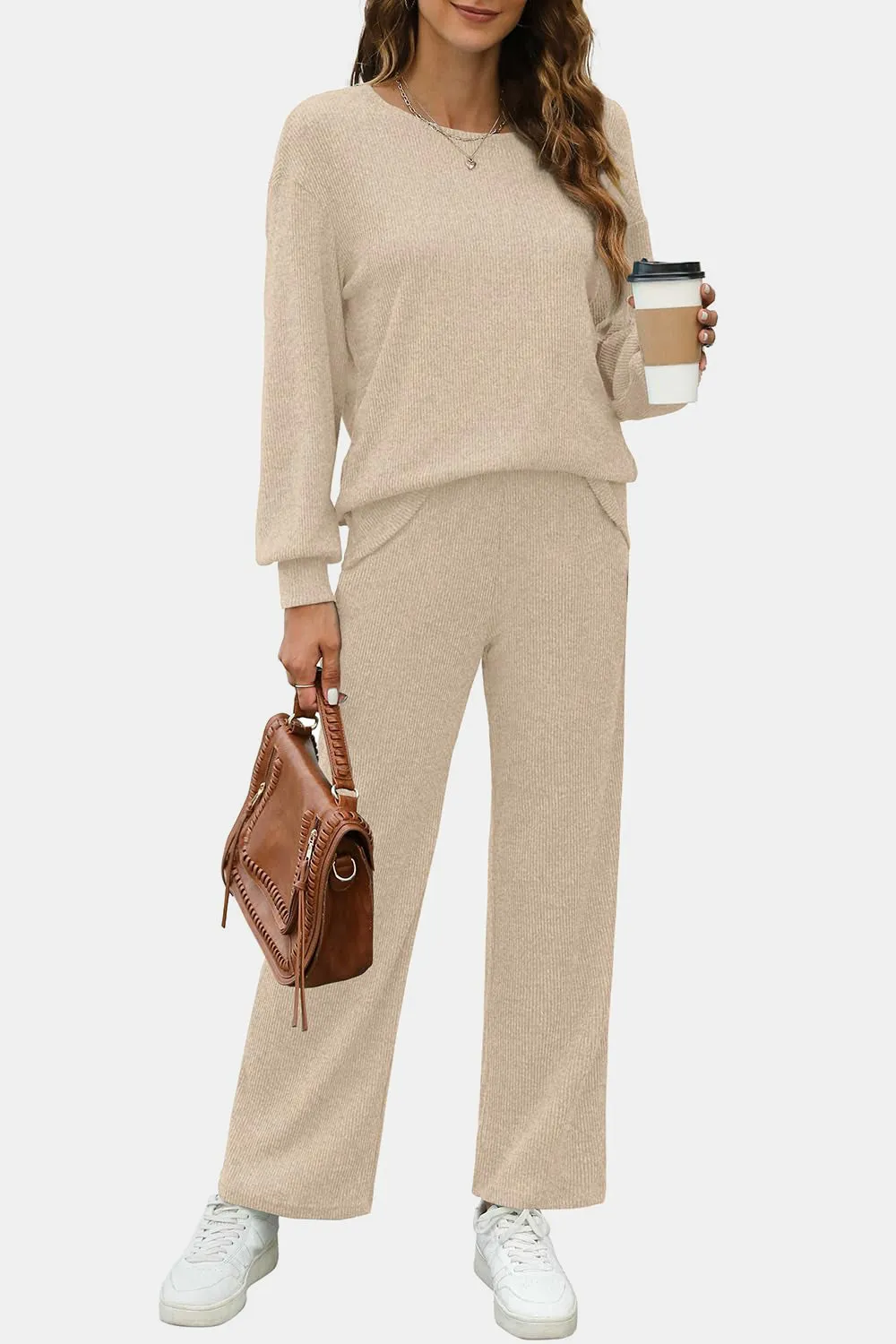 Women's Comfort Duo Set - Sweatshirt   Pants