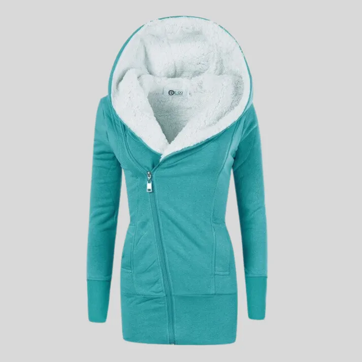 Women's hooded winter jacket, Saskia