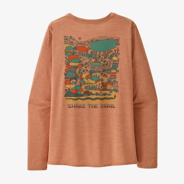 Women's Long-Sleeved Capilene Cool Daily Graphic Shirt - Lands