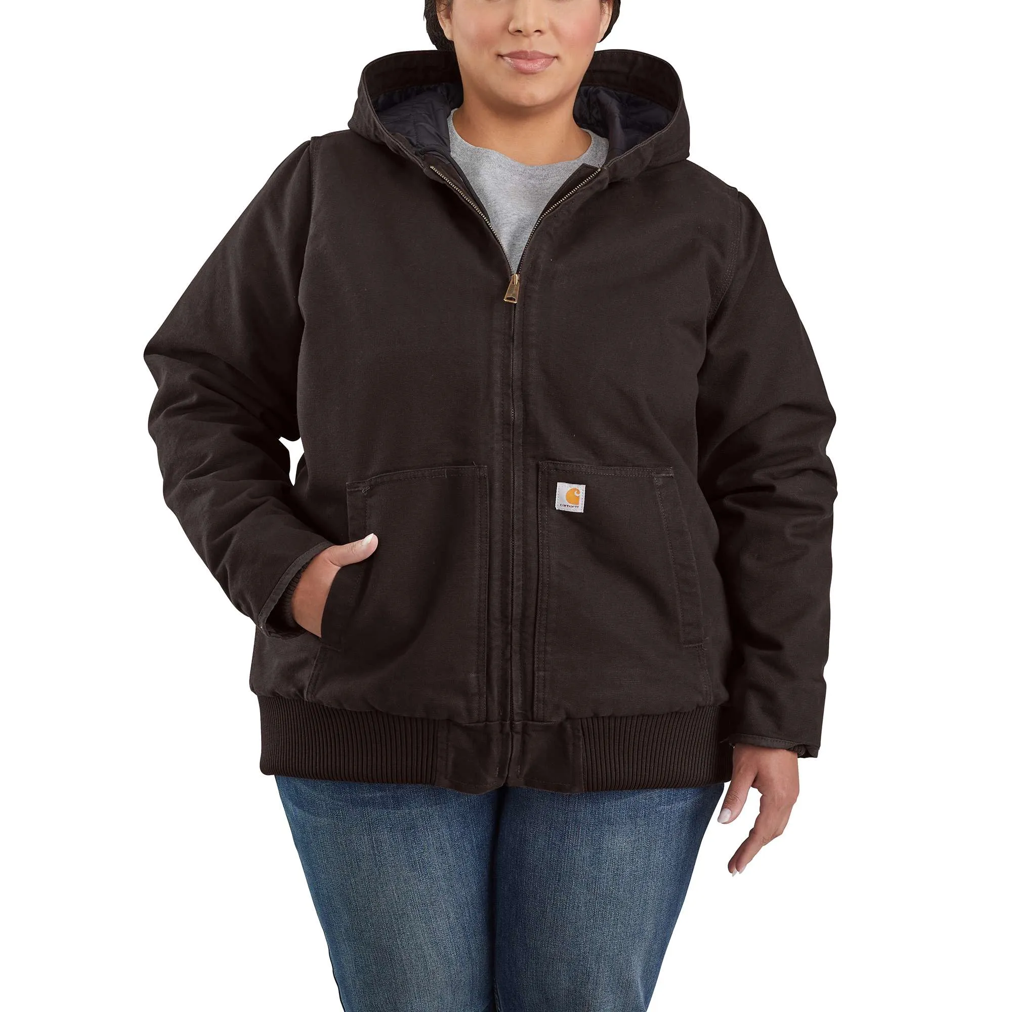 Women's Loose Fit Washed Duck Insulated Active Jac - 3 Warmest Rating