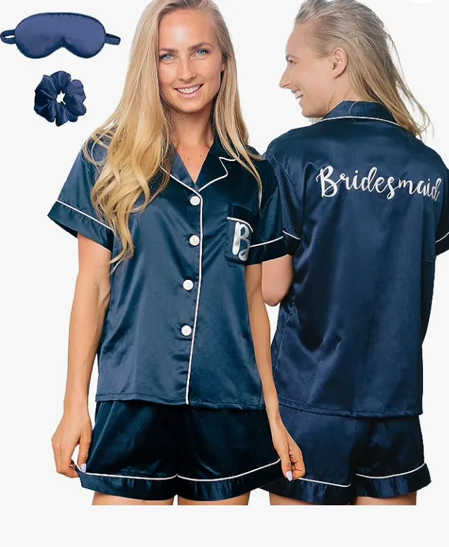 Women's Short Pajama Set Monogram