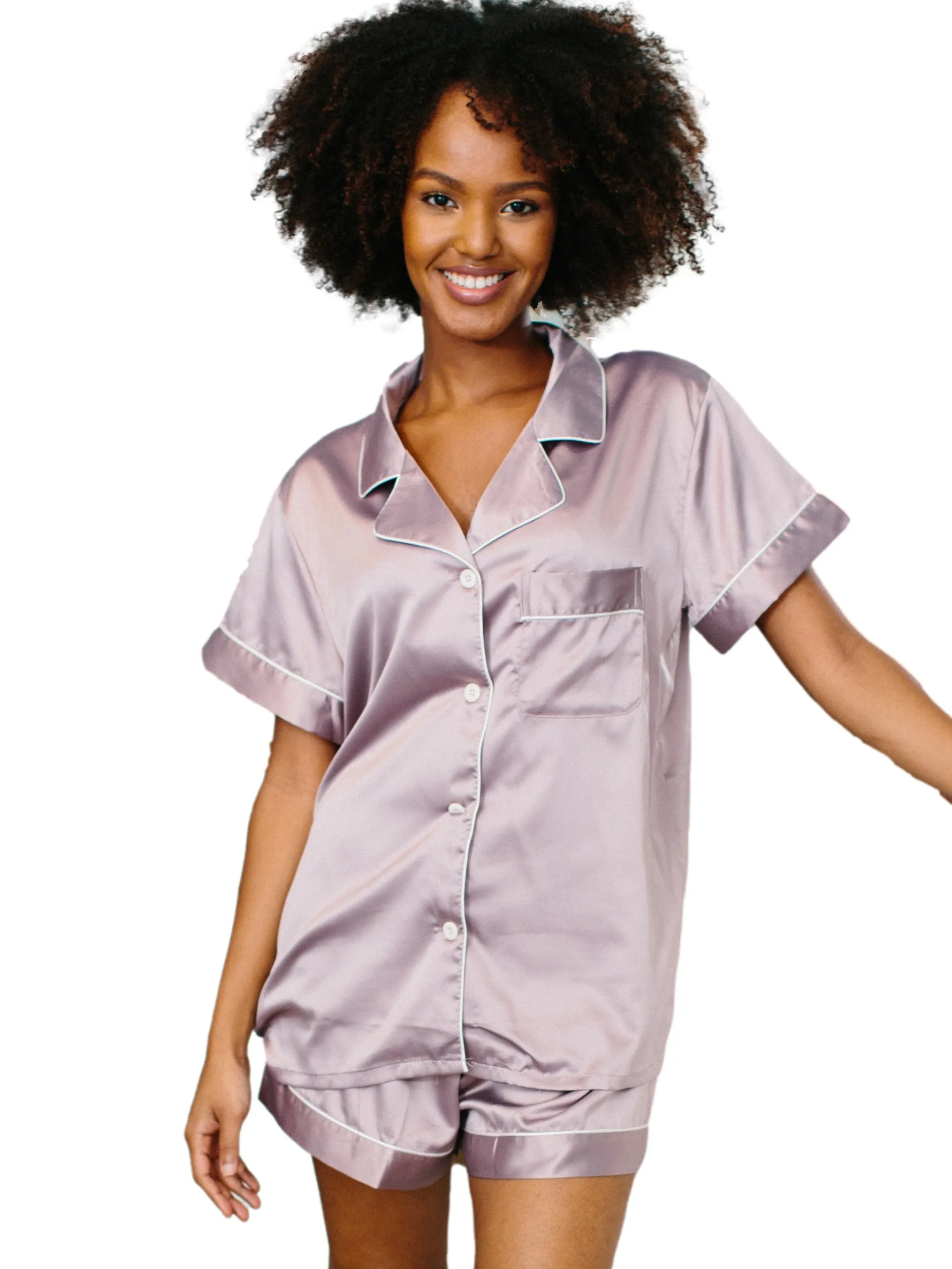 Women's Short Pajama Set Monogram