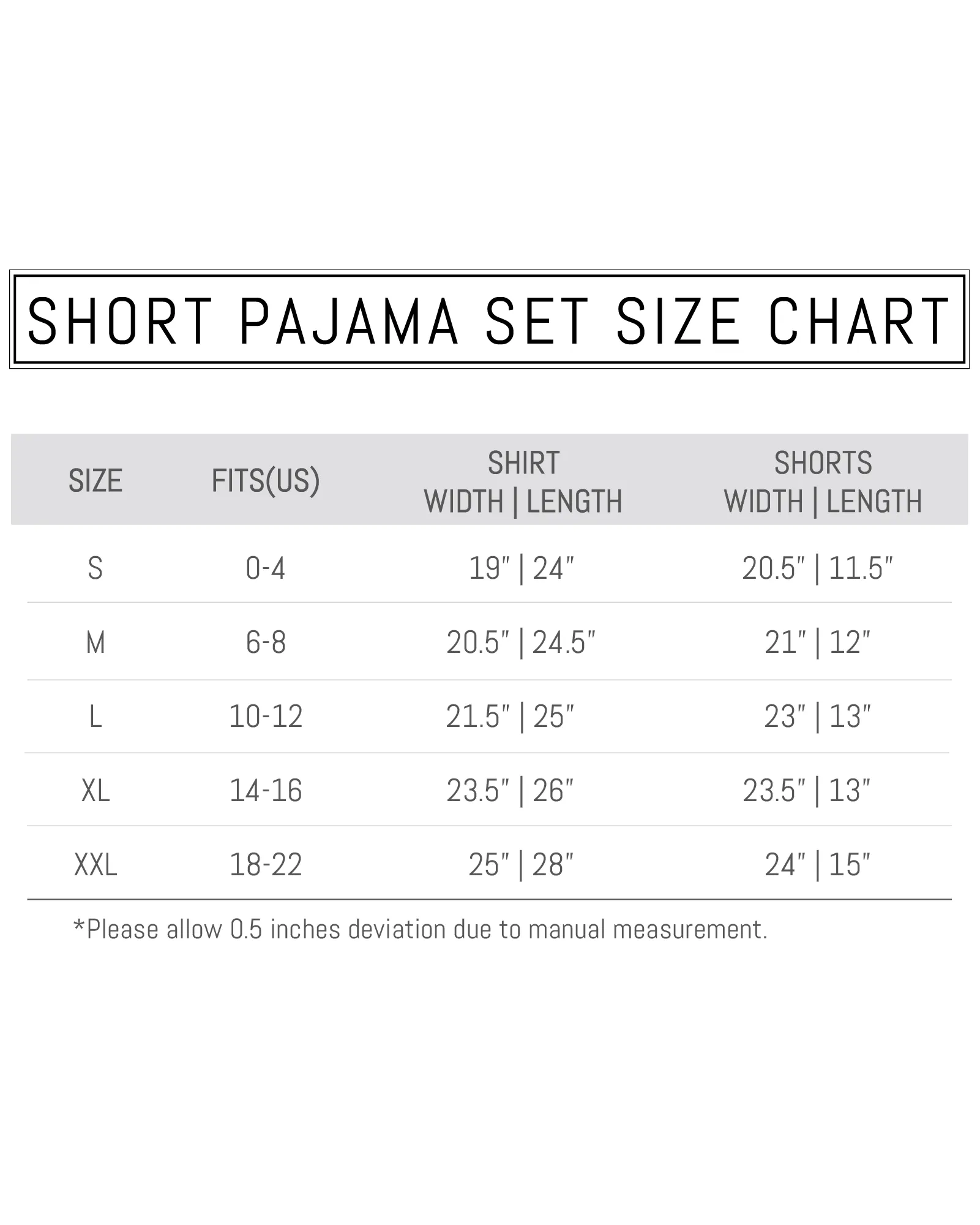 Women's Short Pajama Set Monogram