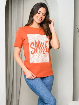 WOMEN'S SHORT SLEEVE BASIC GRAPHIC T-SHIRT