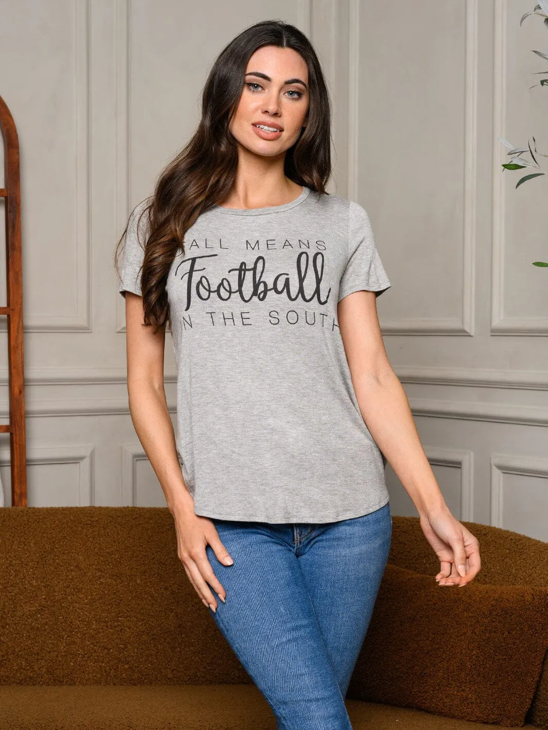 WOMEN'S SHORT SLEEVE GRAPHIC BASIC TOP